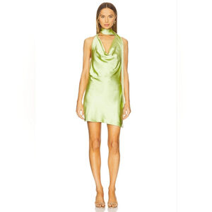 NWT $79 SNDYS Rosanna Mini Dress In Lime Green Size Large